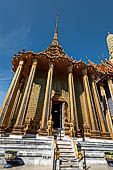 Bangkok Grand Palace,  Wat Phra Keow (temple of the Emerald Buddha). The Phra Mondop. 